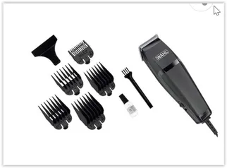 Máquina de Cortar Cabelo Wahl Easy Cut com 5 Pentes - Preta | R$ 56