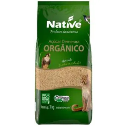 [PRIME] (R$ 4,59) Açúcar Demerara Orgânico Native 1kg