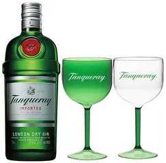 Gin Tanqueray 750 ml + 2 Taças