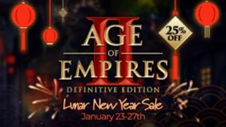 [Steam] Age of Empires II: Definitive Edition | R$ 27,74