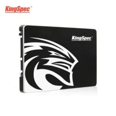 SSD KINGSPEC (360GB) SATA SSD 2.5 ''SATA III Solid State Drive preto para Notebook