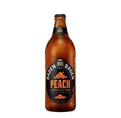 Cerveja de Trigo Peach Baden Baden Garrafa 600 ml