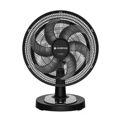 Ventilador Turbo Confort - Preto & Cinza - 49x51,5x2,5cm