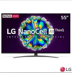 Smart TV 4K LG 55" - 55NANO86SNA IPS NanoCell, Dolby Atmos® e Wi-Fi - R$3599