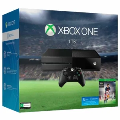 [Walmart] Console Xbox One 1TB + FIFA 2016 Edição Especial EA Games (Via Download) + 1 Ano de EA Access por R$1649 em 9X S/ JUROS