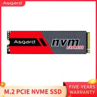 SSD Asgard 3D NAND 256 GB R$208