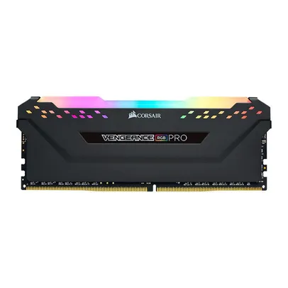 Memoria Corsair Vengeance RGB PRO, 8GB (1x8GB), DDR4, 3200MHz, C16, Preto, CMW8GX4M1E3200C16