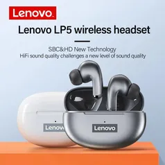 Fone de Ouvido Tws Lenovo LP5 Bluetooth 5.0