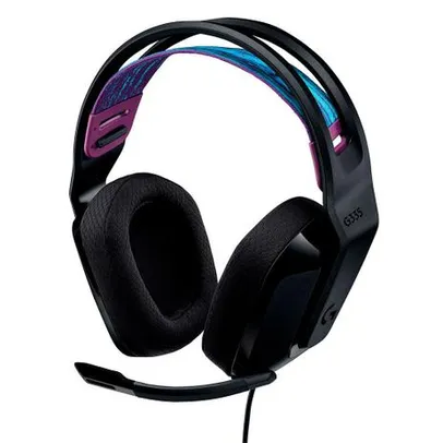 Headset Gamer Logitech G335, 3.5mm - PC/PlayStation/Xbox/Switch/Mobile