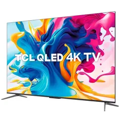 Smart TV QLED 65" 4K UHD TCL C645 Google TV, Dolby Vision Atmos, DTS, HDR10+, WiFi Dual Band, Bluetooth Integrado e Google Assistente