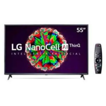 Smart TV 4K UHD NanoCell IPS 55" LG 55NANO79SND | R$2.799