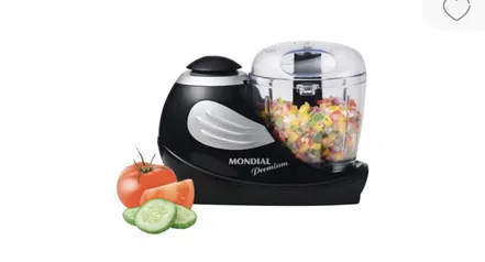 Mini Processador Mondial Premium MP-01 Preto - 120w | R$ 90