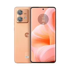 Smartphone Motorola Edge 40 Neo 5G 256GB 16GB RAM Boost Câmera Traseira Dupla 50MP + 13MP Selfie 32MP Tela 6.55 Peach Fuzz