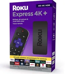 [AME 360] Roku Express 4K+ 2021 HD/HDR sem fio - inclui cabo HDMI Premium