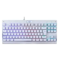 (app)Teclado Mecânico Gamer Redragon Dark Avenger K568W, RGB, Switch Outemu MK2 Red, ABNT2, Branco -