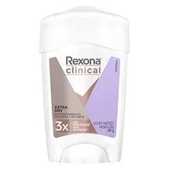 [Super R$13,16]Desodorante Antitranspirante Rexona Clinical Extra Dry 48g