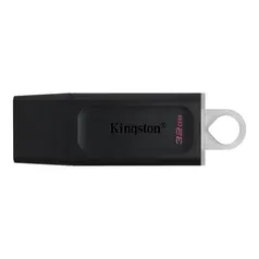 Pen Drive DataTraveler Exodia 32GB Kingston com Conexão USB 3.2, Preto/Branco - DTX/32GB