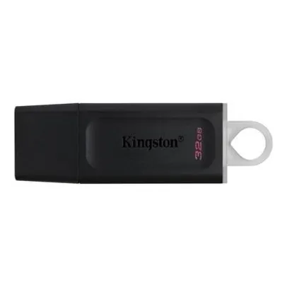 Pen Drive DataTraveler Exodia 32GB Kingston com Conexão USB 3.2, Preto/Branco - DTX/32GB