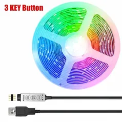 [Novos Usuários] Fita de Led RGB 3M | R$2,9