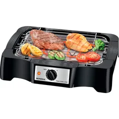 [REEMBALADO] Churrasqueira Elétrica Pratc Steak & Grill 220v - Mondial