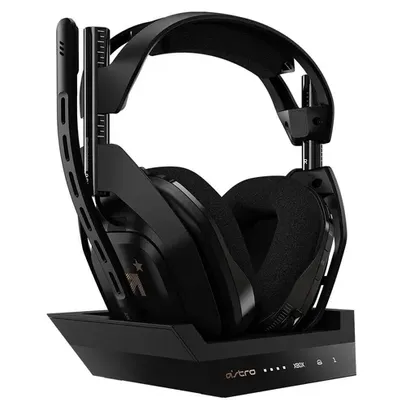 Headset Gamer Sem Fio Astro A50 + Base Station Gen 4 com Áudio Dolby Atmos para Xbox Series, Xbox One, PC, Mac - Preto - 939-001681