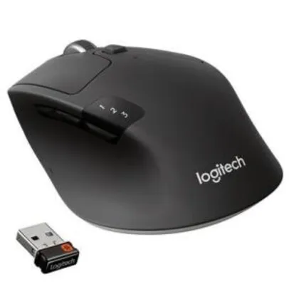 Mouse Logitech M720 Sem Fio Triathlon Tecnologia Flow Unifying Preto 1000DPI 