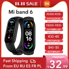 Smartband Mi Band 6 | Versão Global