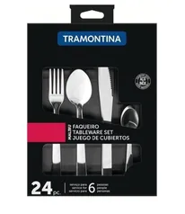 [App] Faqueiro Inox Malibu Tramontina 24pc | R$30