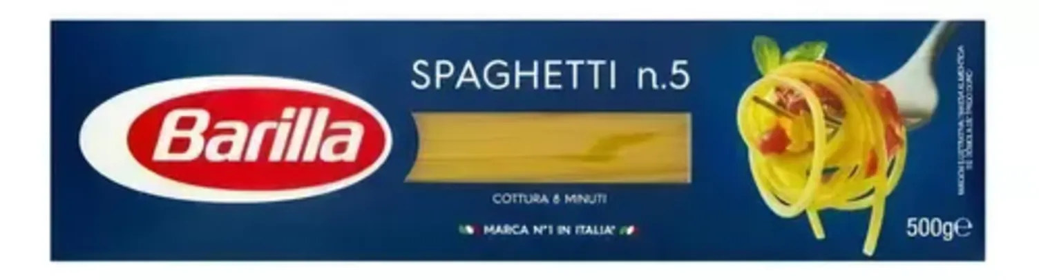 Macarrão Grano Duro Espaguete 5 Barilla