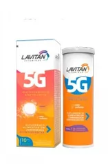 LAVITAN 5G LARANJA+ACEROLA+CAFEINA COM 10 COMPRIMIDOS EFERVESCENTES