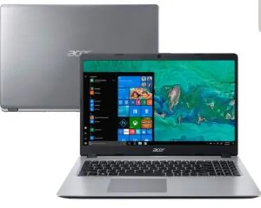 (AME 2223) Notebook Acer A515-52G-57NL 8ª Intel Core I5 16GB (Geforce MX130 com 2GB) 1TB LED 15,6" W10 Prata