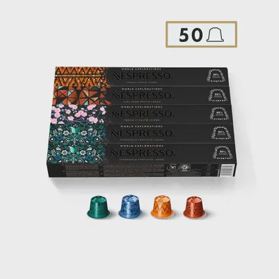 [AME R$ 84] Cápsulas de Café Nespresso Lungo - 50 Cápsulas