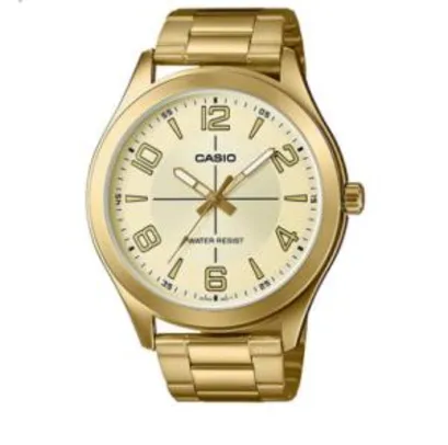 Relógio Casio Masculino Dourado Analógico MTP-VX01G-9BUDF - R$101,91