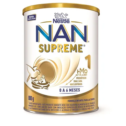 Fórmula Infantil NAN Supreme 1 800g