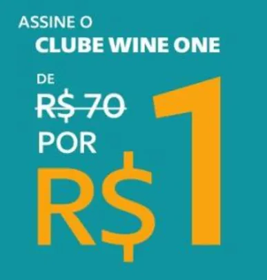 Assinatura Clube Wine (2 garrafas) Apenas R$1 - Para Os 500 Primeiros!