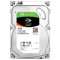 SSHD Seagate SATA 3,5´ Híbrido (8GB SSD) FireCuda 1TB 7200RPM 64MB Cache SATA 6,0Gb/s - ST1000DX002