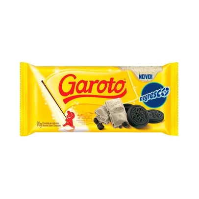 [AME 4,98] 3 Barras de Chocolate Garoto 90g (sabores)