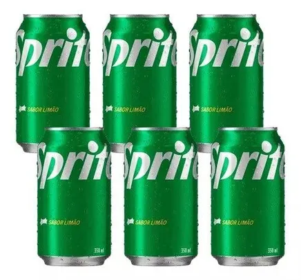 Pack de Refrigerante Sprite 350ml 6 unidades