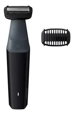 Aparador De Pelos Corpo Philips Bodygroom Bg3010/15 Bivolt Cor Preto/Cinza 100V/240V