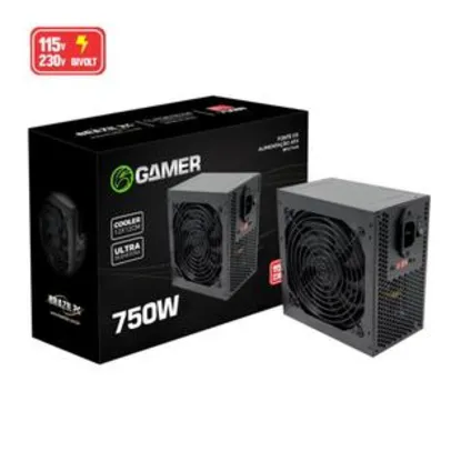 Fonte Atx 750w Real Brazilpc Bpc/7400-b 24 Pinos - BRAZIL PC