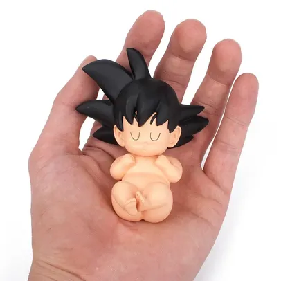 [TX inclusa] Dragon Ball, Baby Son Goku Figura, Recém-Nascidos, Q Version, 8,5 cm 