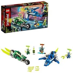 Lego Ninjago Os Veículos de Corrida do Jay e do Lloyd 71709 | R$150