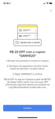 R$20 OFF acima de R$150 na loja da Decathlon