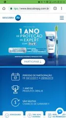 1 ano de proteção expert com Oral-B