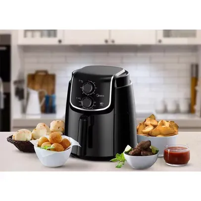 Air Fryer Midea GourmetFry 4 Litros com Timer LED - Fritadeira sem Óleo, 110V FRB45P1/FRB45P2