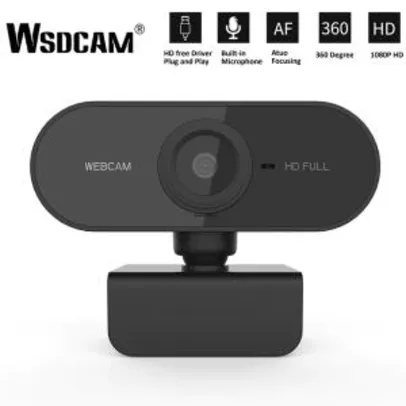 Webcam hd 1080p com microfone | R$79