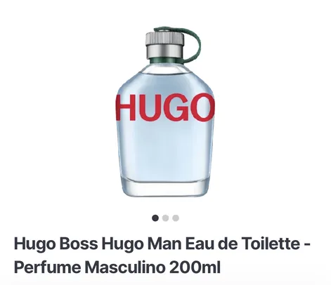 Perfume Hugo Men EDT 200ml