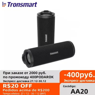 Tronsmart Force 2 alto-falante portátil de bluetooth 30w com chip qcc3021, controle de aplicativos, ipx7 impermeável, tipo-c carregamento rápido