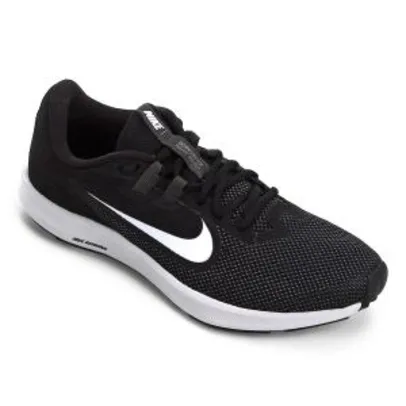 Tênis Nike Downshifter 9 Feminino - Preto e Branco | R$127