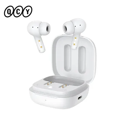 [R$83 Moedas/Gpay R$68/ Taxa Inclusa] QCY-T13 ANC fone de ouvido 5.3 Earbuds, cancelamento de ruído ativo, carga rápida, 0,068 'baixa latência, 28dB